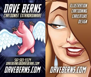 Dave Berns' business card